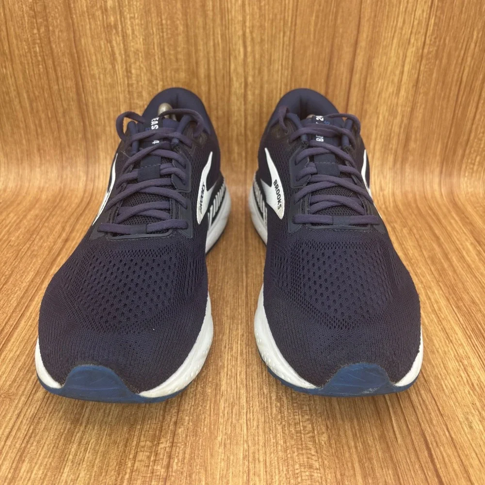 Brooks Beast GTS 24 Running Shoes Mens 12 Navy Stability Sneakers 1104251D452